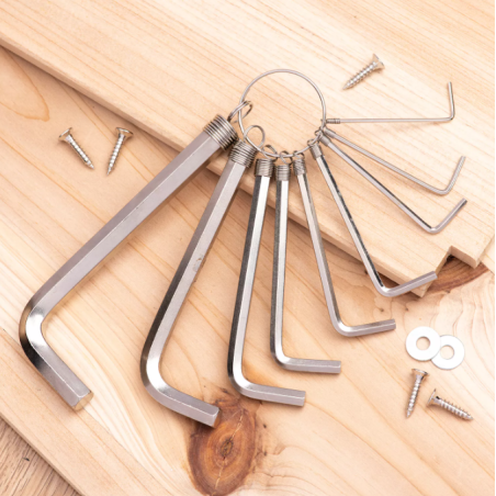 طقم الن كي مسدس 10 قطع