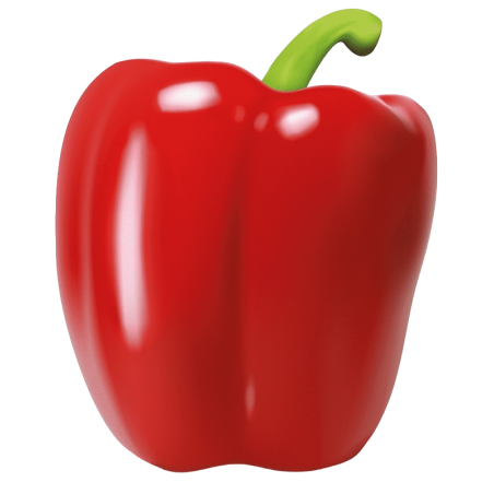 فلفل ملون احمر
