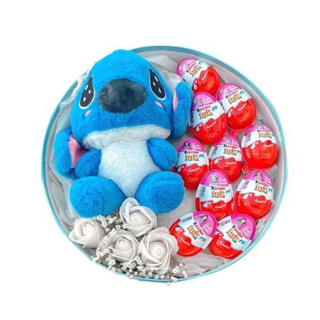 صندوق شوكولاتة كندر و دب ستيتش