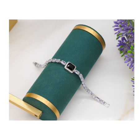 Silver Zircon Bracelet