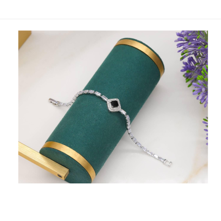 Silver Zircon Bracelet