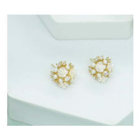 Zircon earrings
