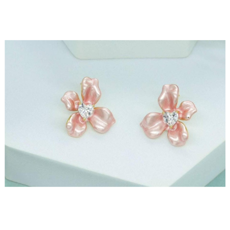 Zircon earrings