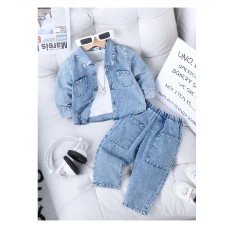 بدلة أطفال تجينز- أولاد