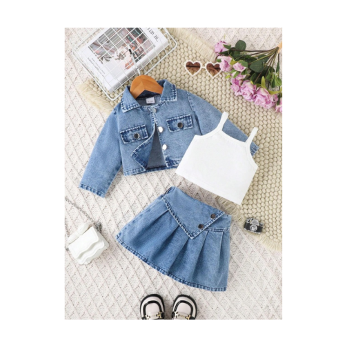 بدلة أطفال تجينز- بنات