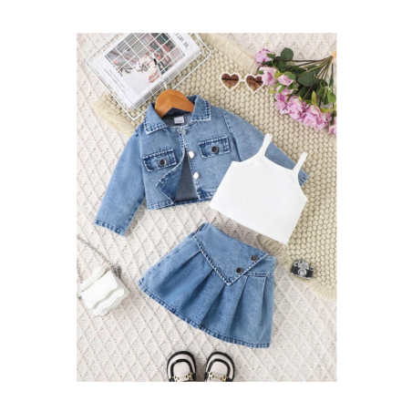 بدلة أطفال تجينز- بنات