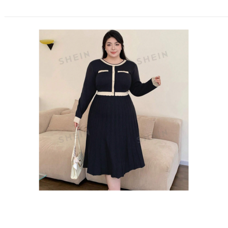 فستان بتصميم بدلة أنيق