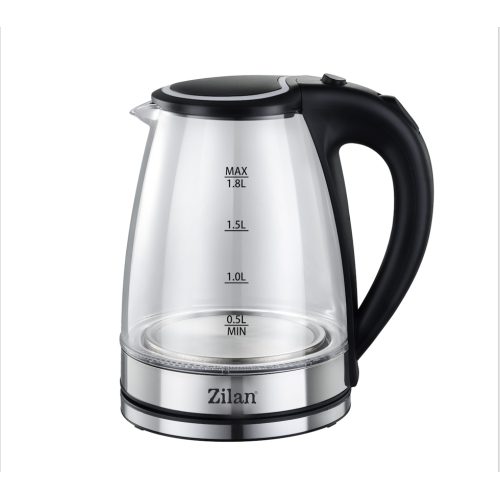 غلاية ماء  زجاج ستانلس ستيل