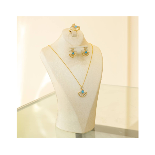  طاقم ذهبي زركون