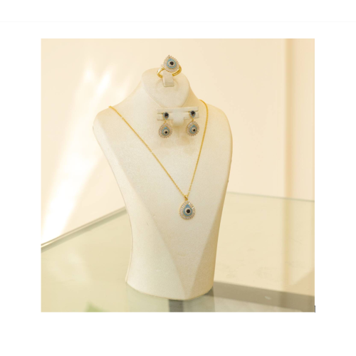  طاقم ذهبي زركون