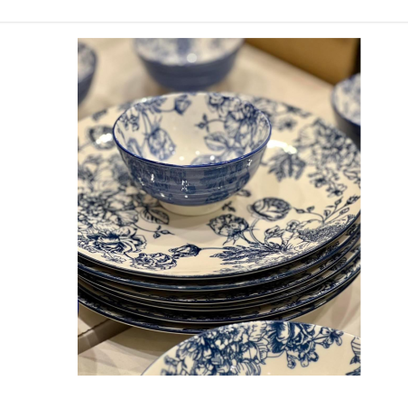 طقم صحون - 6 اشخاص (24 قطعة)