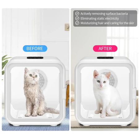 صندوق تجفيف القطط والكلاب الصغيرة 