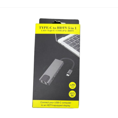 كابل   Type-C TO HDTV 5 in Adapter