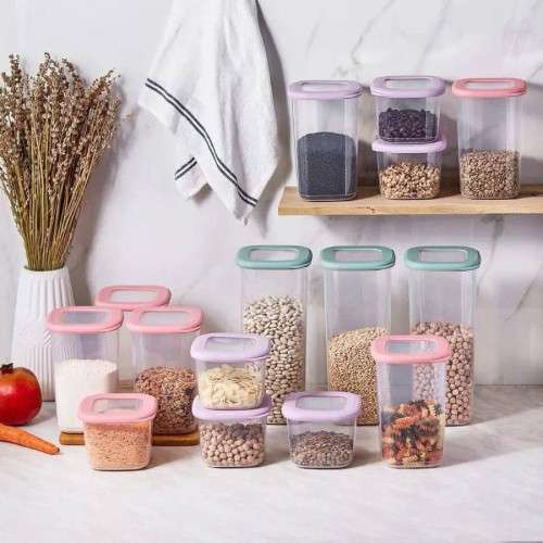 حافظات بلاستيك 12 قطعة