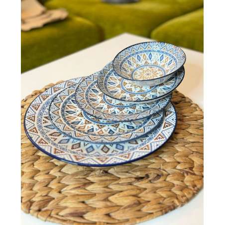  طقم صحون 6 اشخاص 24 قطعة 