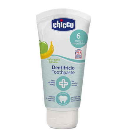 معجون اسنان بنكهة التفاح والموز  Chicco