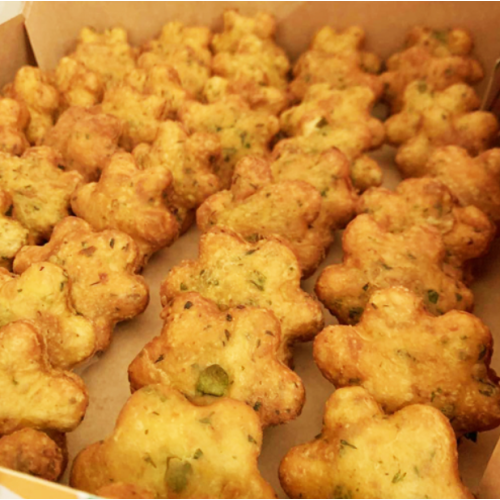 خبزة خضرة مقلية (50 قطعة)