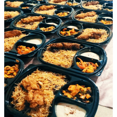 وجبة فردية مع صوص