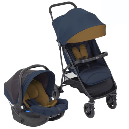 Stroller with baby seat  Graco